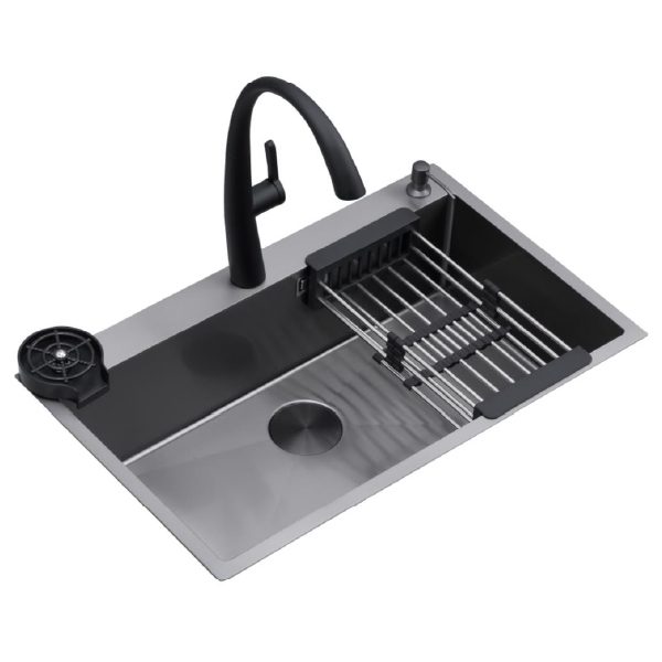 Fregador Parma 84 de Acero Inoxidable Satinado 304 Drija DRIJA