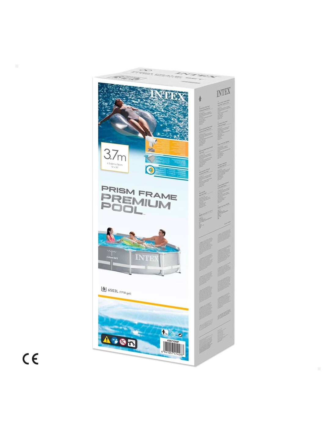 Piscina Redonda Desmontable de Tubo 366x76cm Intex 26710NP INTEX
