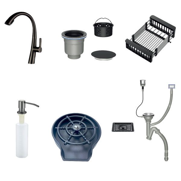 Fregador Ragusa 61 de Acero Inoxidable Satinado 304 Drija