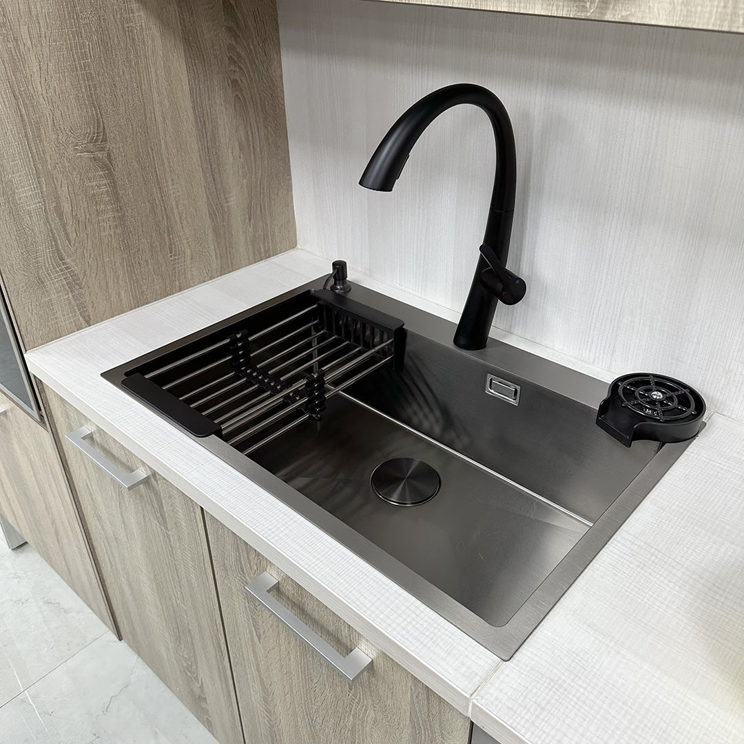 Fregador Ragusa 61 de Acero Inoxidable Satinado 304 Drija DRIJA
