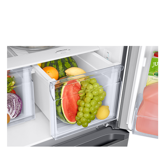 Refrigeradora French Door 22p3 Digital Inverter All-Around Cooling Power Cool SpaceMax Samsung RF22A4010S9/AP Samsung