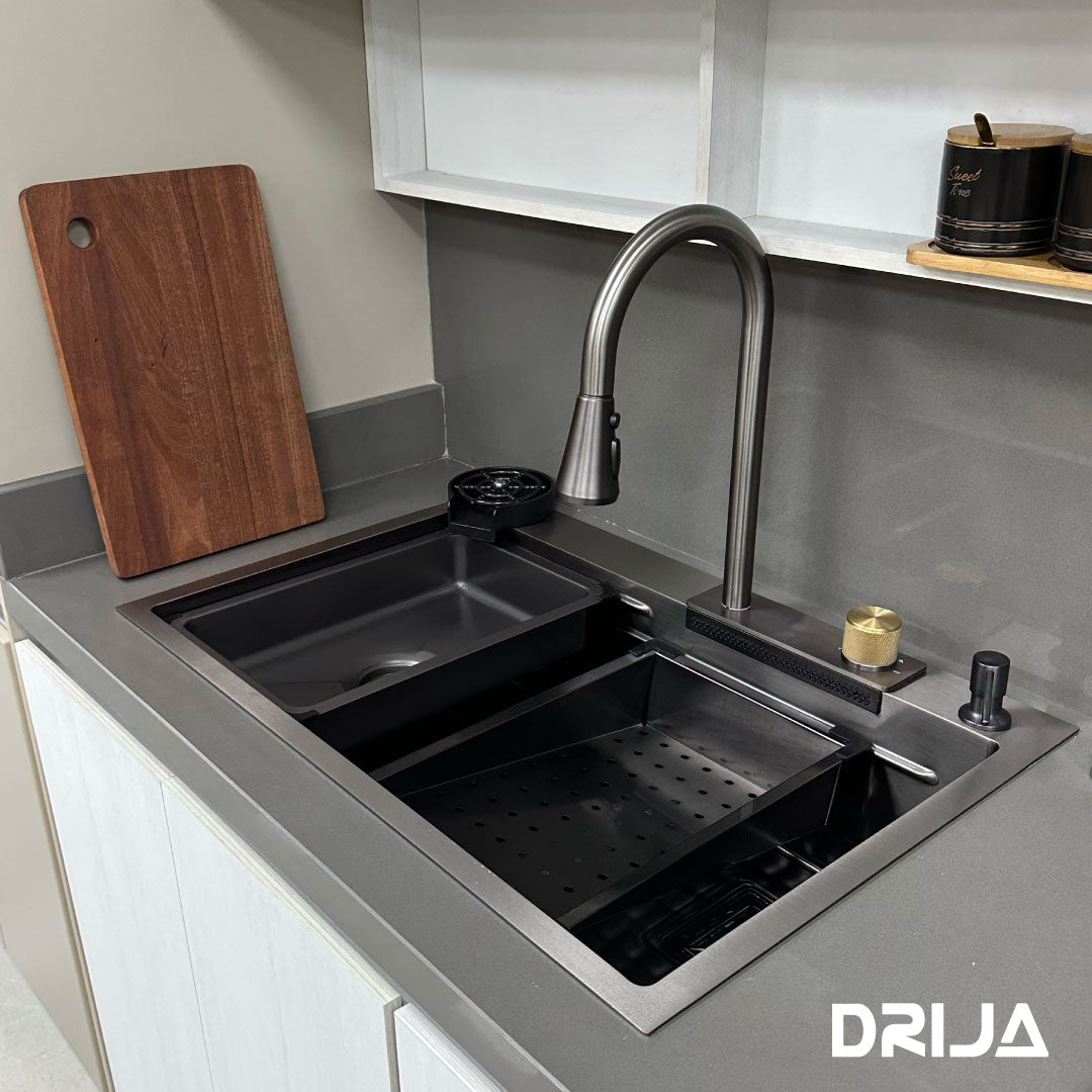 Fregador Siena 75 de Acero Inoxidable Satinado 304 Drija DRIJA