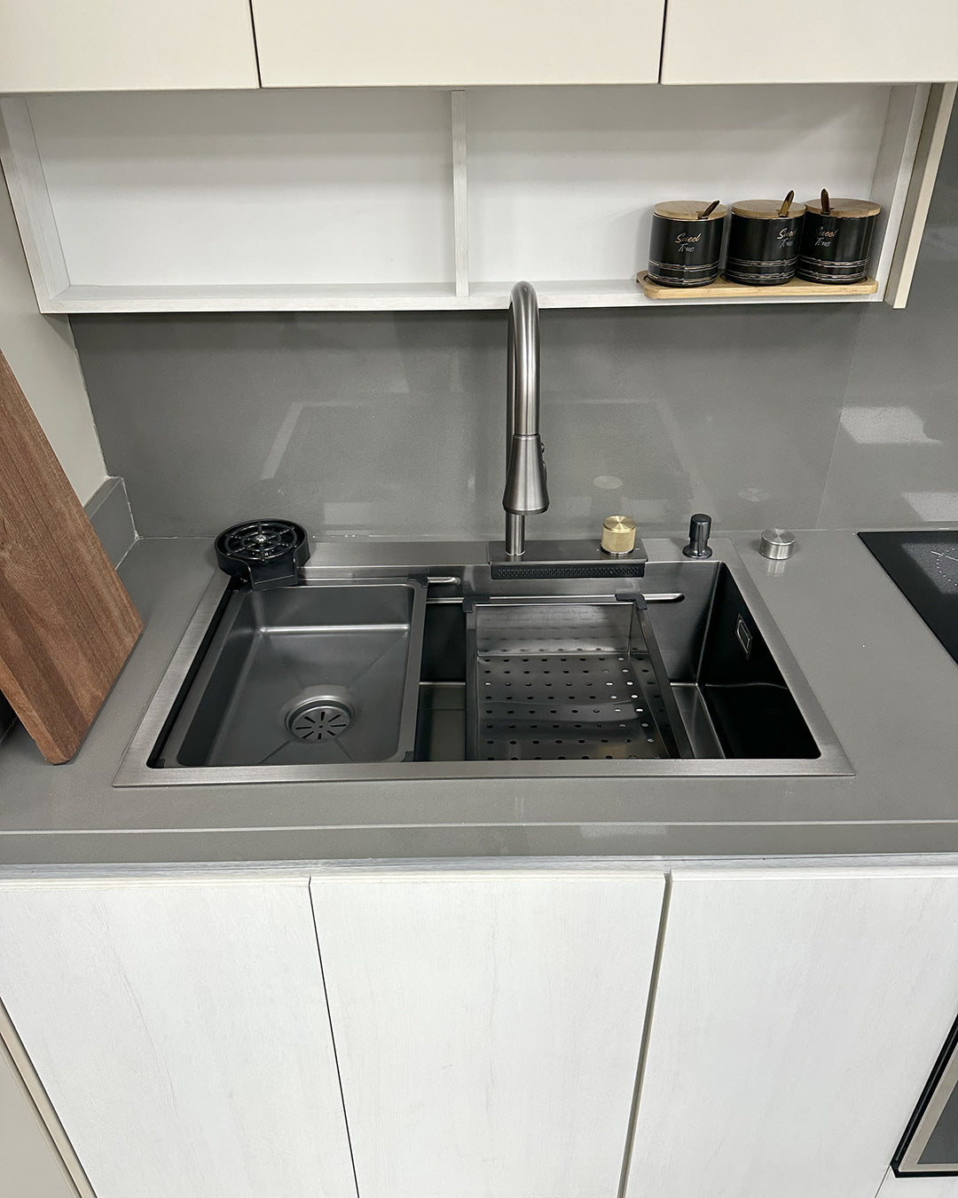 Fregador Siena 75 de Acero Inoxidable Satinado 304 Drija