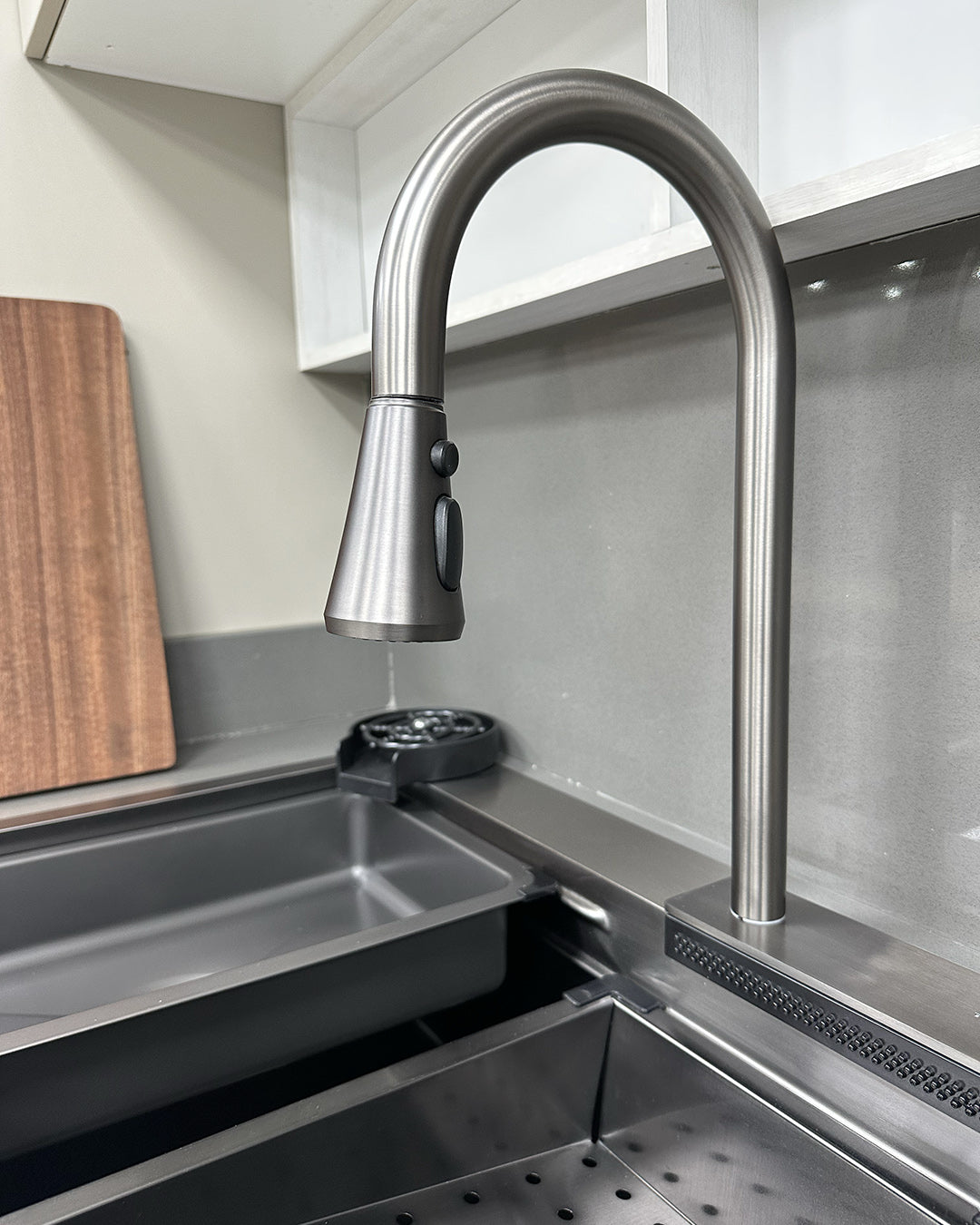 Fregador Siena 75 de Acero Inoxidable Satinado 304 Drija