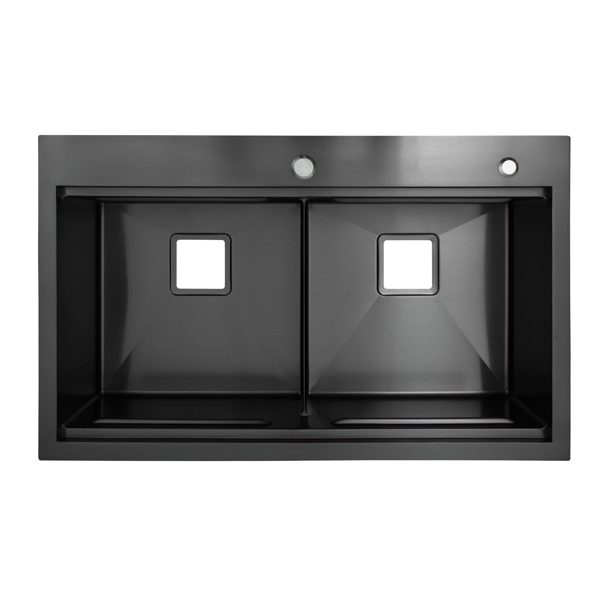 Fregador de 2 Tinas de Acero Inoxidable Negro Mate River-G Gasco GASCO