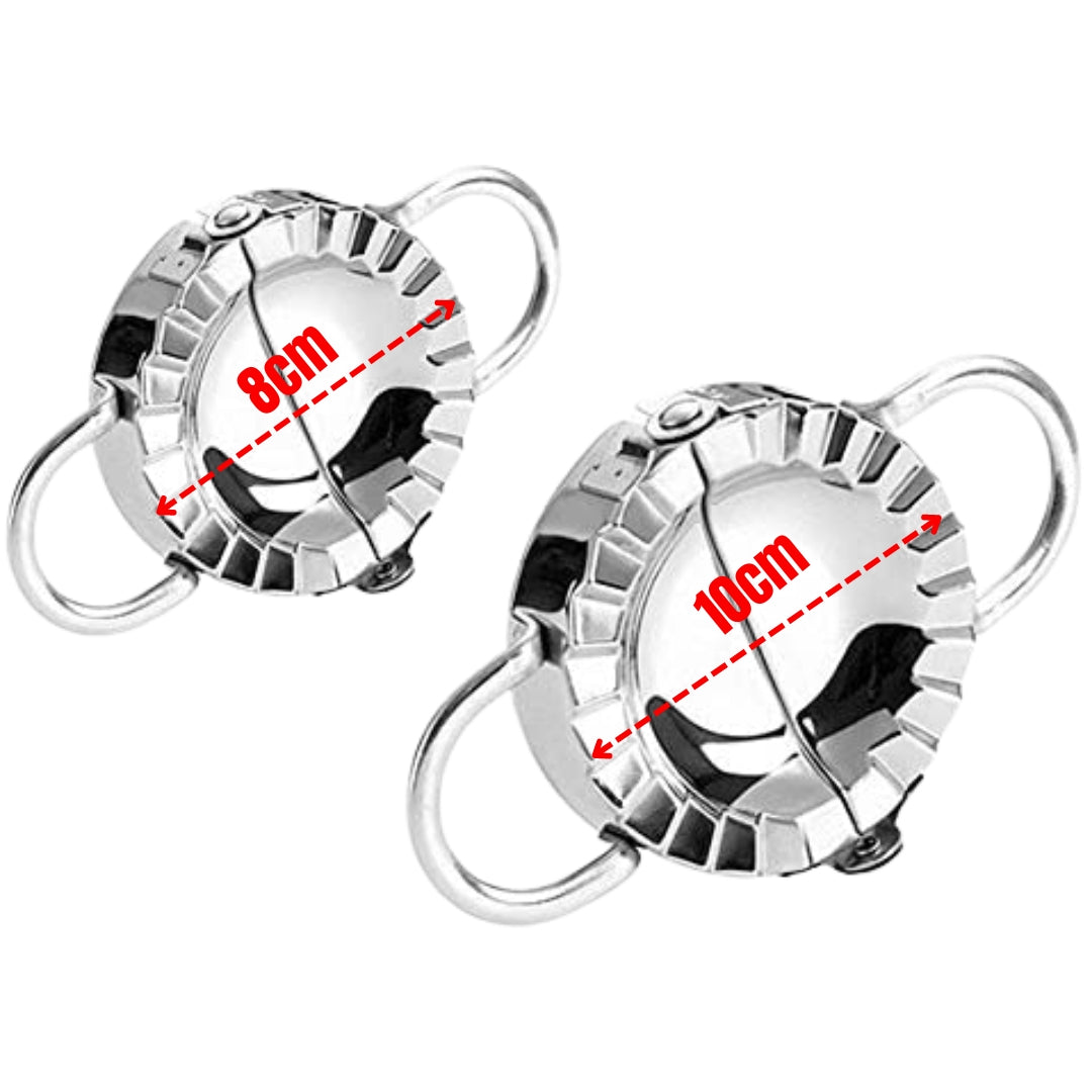 Molde de Empanadas de Acero Inoxidable 8cm & 10cm Selecto