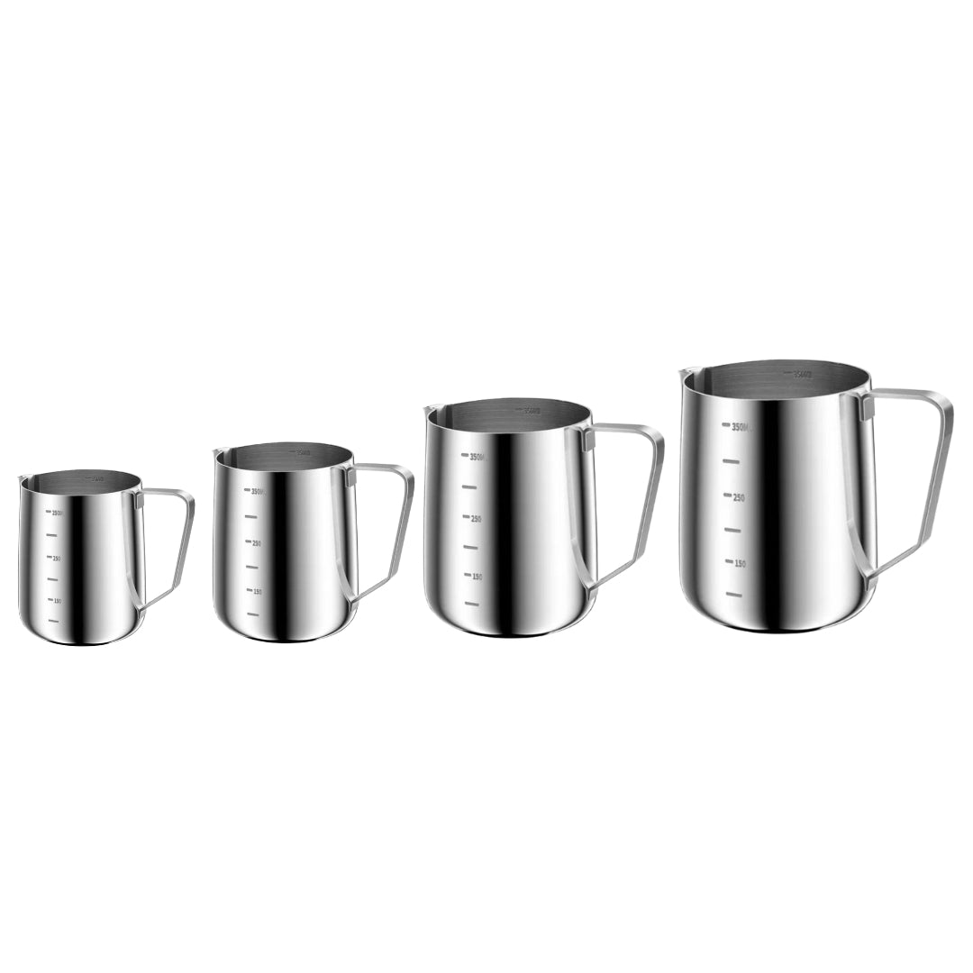 Jarra Espumadora de Leche de Acero Inoxidable desde 140ml, 350ml, 550ml & 900ml