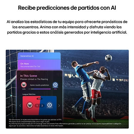Televisor Smart TV 50" 4K UHD AI NU85 LG 50NU850BPSA Televisión.