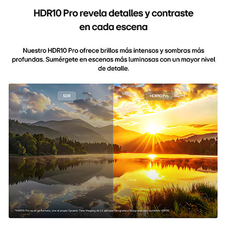 Televisor Smart TV 50" 4K UHD AI NU85 LG 50NU850BPSA Televisión.