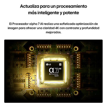 Televisor Smart TV 50" 4K UHD AI NU85 LG 50NU850BPSA Televisión.