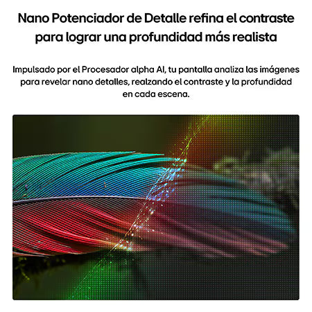 Televisor Smart TV 50" 4K UHD AI NU85 LG 50NU850BPSA Televisión.