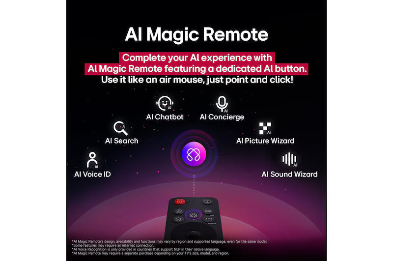 Televisor Smart TV 43" UHD 4K Ai ThinQ Sistema Webos LG 43UA8000PSB Televisión. LG