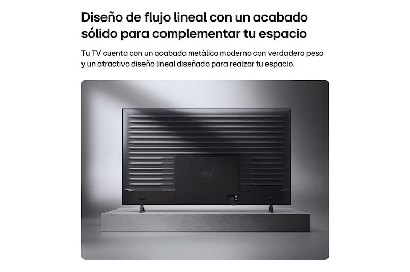 Televisor Smart TV 65" Mini LED 4K QNED70 LG 65QNED70BSA Televisión