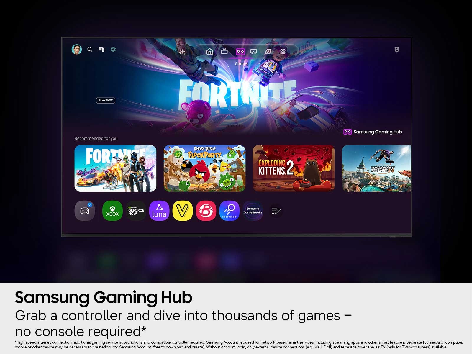 Televisor Smart TV LED 43" 4K Crystal UHD 4K AI Upscaling Motion Xcelerator Dynamic Sound Pack Samsung UN43U8000HPXPA