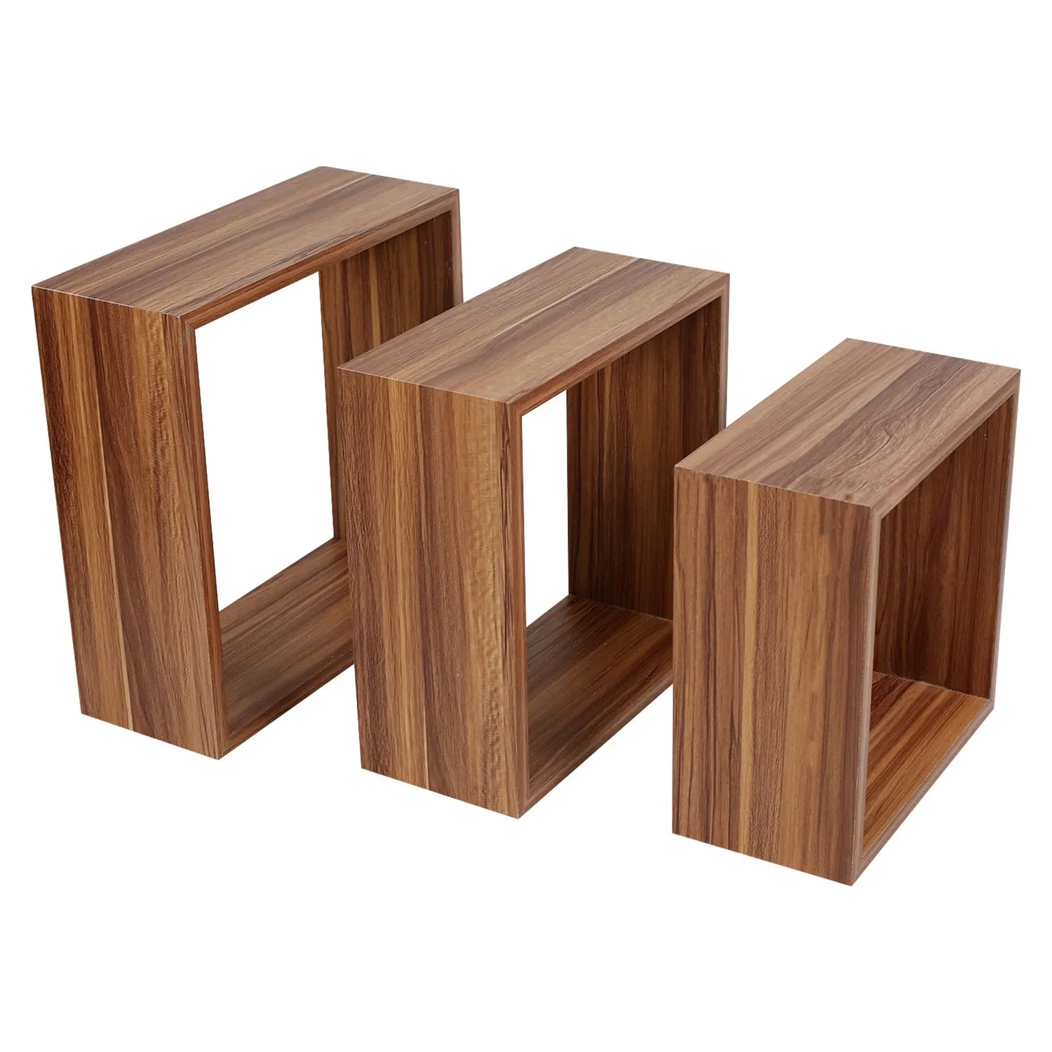 Set 3 Cuadros de Repisas de MDF 30/27/24x11.7cm STUDIO-1012 Selecto