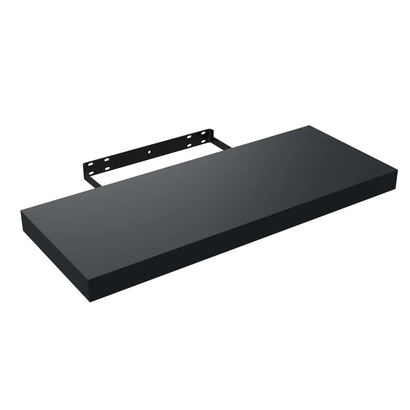 Repisas De Pared 60 Cm Largo X 23.5 Cm Ancho X 38 Mm Espesor (1 1/2") Color Negro ADR-3276007203394
