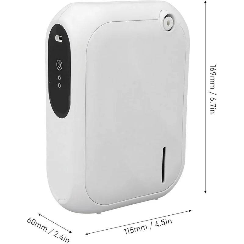 Difusor Aromas De Aceites Esenciales. Dispensador Aromático Capacidad De 140ML Y Alcance De 200 M³. Aromaterapia. AB744