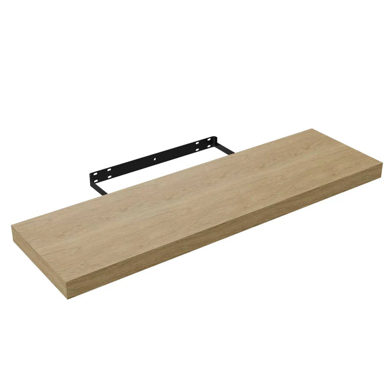 Repisas De Pared 80 Cm Largo X 23.5 Cm Ancho X 38 Mm Espesor (1 1/2") Color Madera ADR-3276007203134