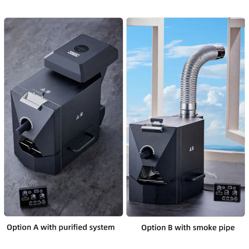 Tostadora De Café Profesional 500G. Máquina Tostadora De Café En Grano 1000W. Control Automático Y Manual. AKI01