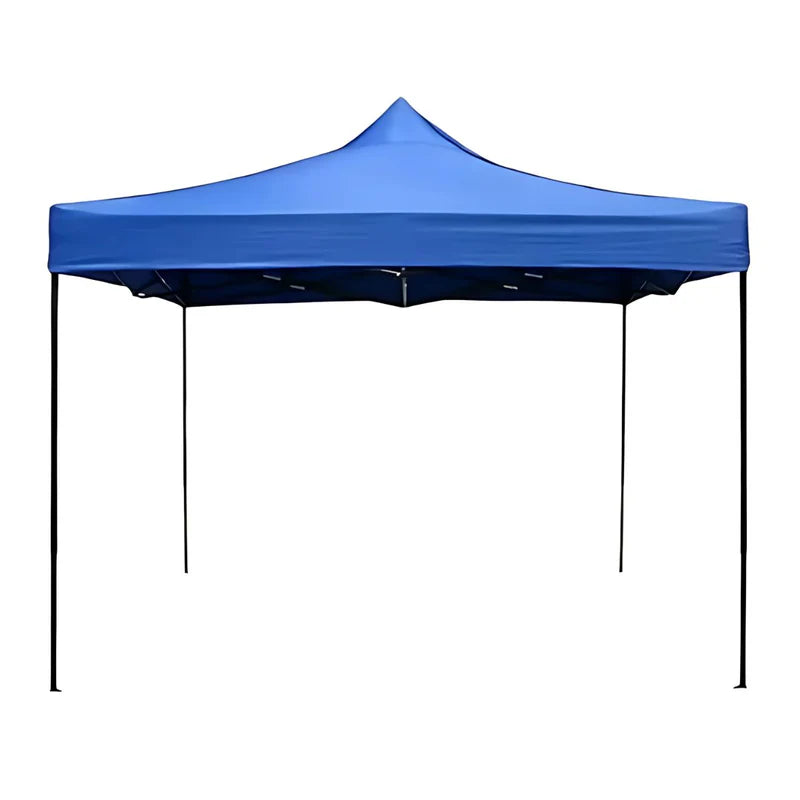 Tolda Gazebo Plegable. 3X3 Mts. Incluye Tubos. Carpa Color Azul. FB001