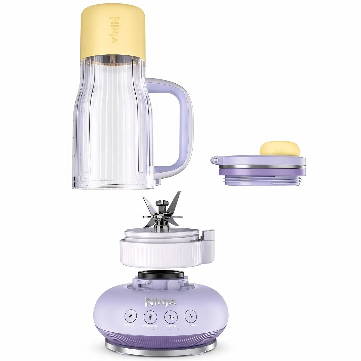 (LLEGANDO 10 DE AGOSTO) Licuadora Personal Ninja BlendBOSS DB351PR 1100W con Vaso Portátil de 710 ml, Auto-iQ® y Trituradora de Hielo | Color Lavender Lemonade