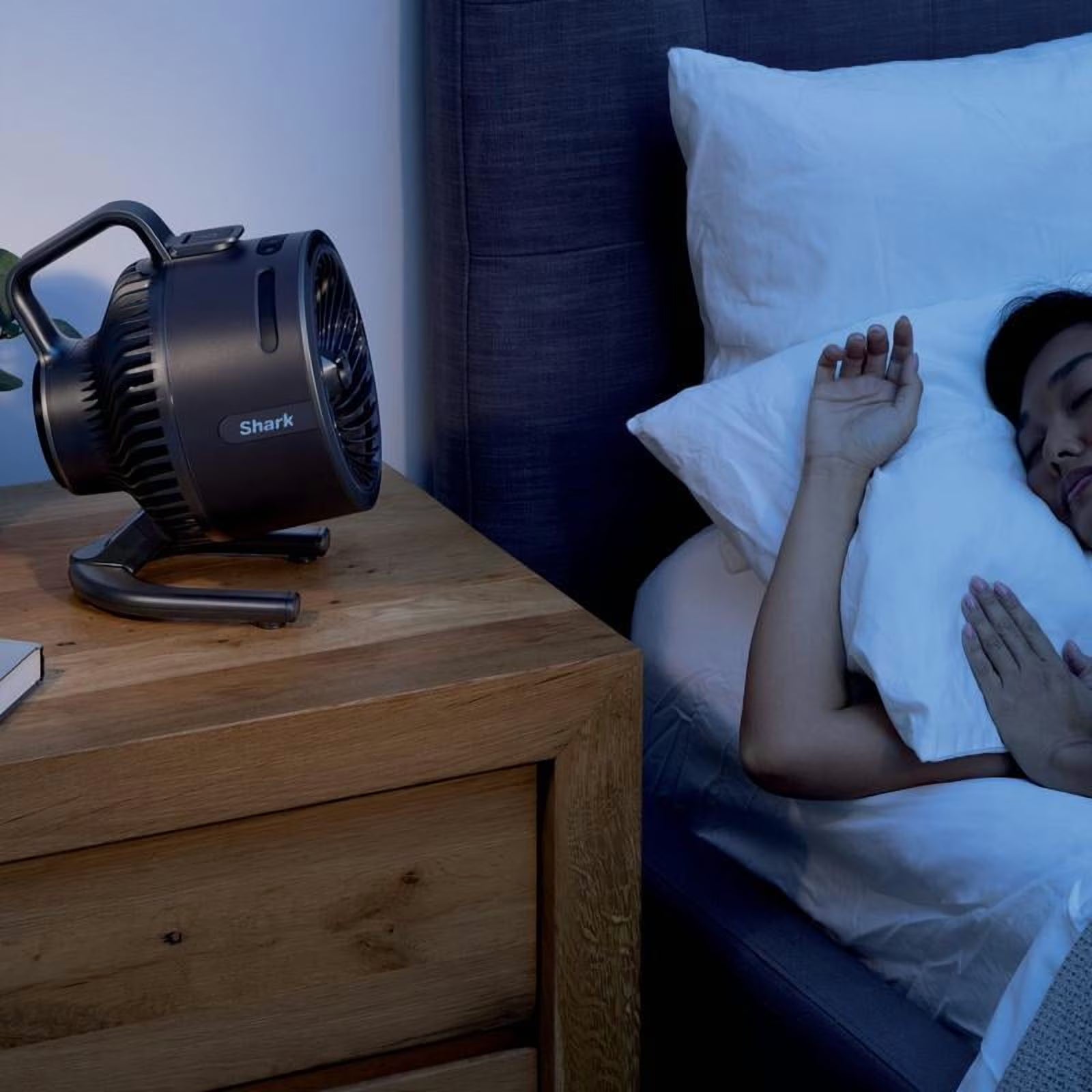 (LLEGANDO 5 DE MAYO) Ventilador Abanico Portátil FlexBreeze HydroGo Gris Oscuro Shark FA052