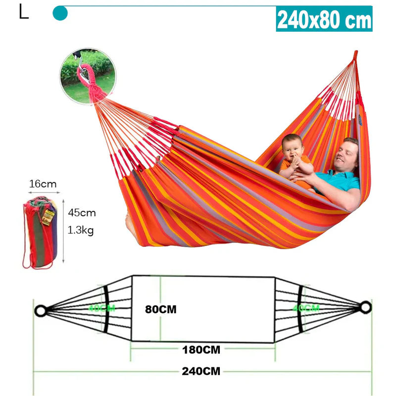 Hamaca De Tela Multicolor Económica PEZ197