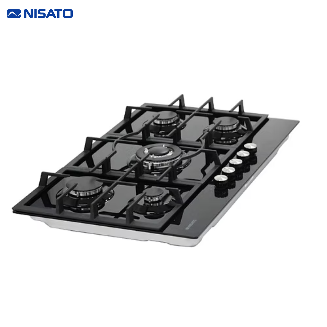 Estufa Empotrable de Vidrio 30" 5 Quemadores a Gas Nisato NPCT-851GSDM NISATO
