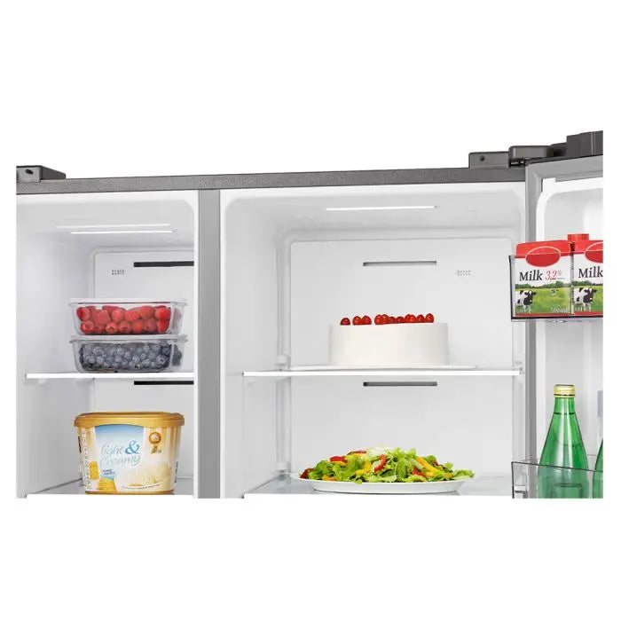 Refrigeradora Side By Side 23p3 Inverter Hisense RS230NV5A Nevera.