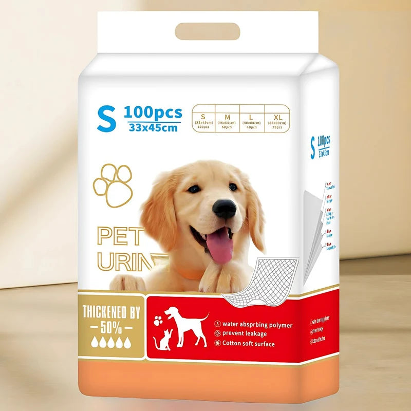 Pads De Entrenamiento Desechables Para Perros Mascotas 33Cm X 45Cm. (Pack De 100 Unidades) AB357