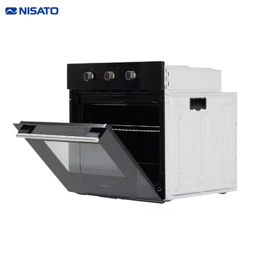 Horno Empotrable a Gas de 24" Vidrio Templado Negro Nisato NPH-24GBDM