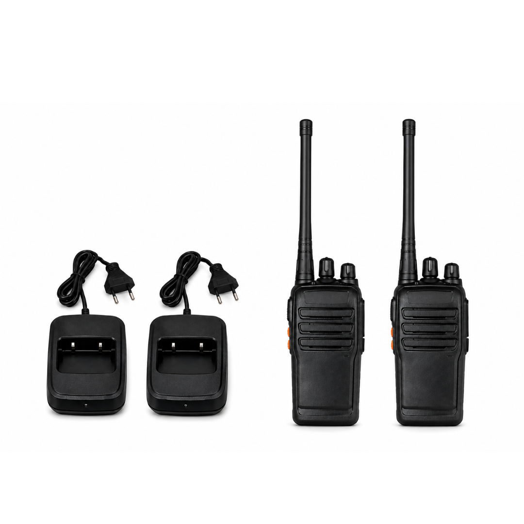 (LLEGANDO 3 DE JULIO) Set de 2 Radio de Comunicación Portátil Recargable | Walkie Talkie Profesional de Largo Alcance con Base de Carga NVS23526417