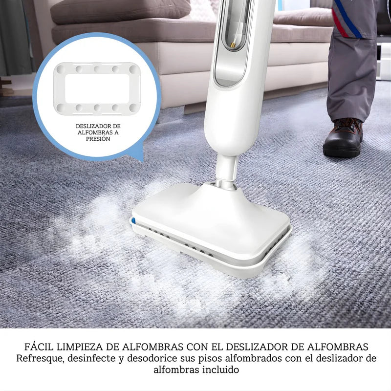 Limpiador Pisos A Vapor. Trapeador A Vapor Para Pisos Y Alfombras. Limpiador A Vapor Multifuncional 400Ml. LT051