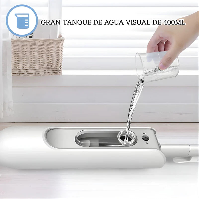 Limpiador Pisos A Vapor. Trapeador A Vapor Para Pisos Y Alfombras. Limpiador A Vapor Multifuncional 400Ml. LT051