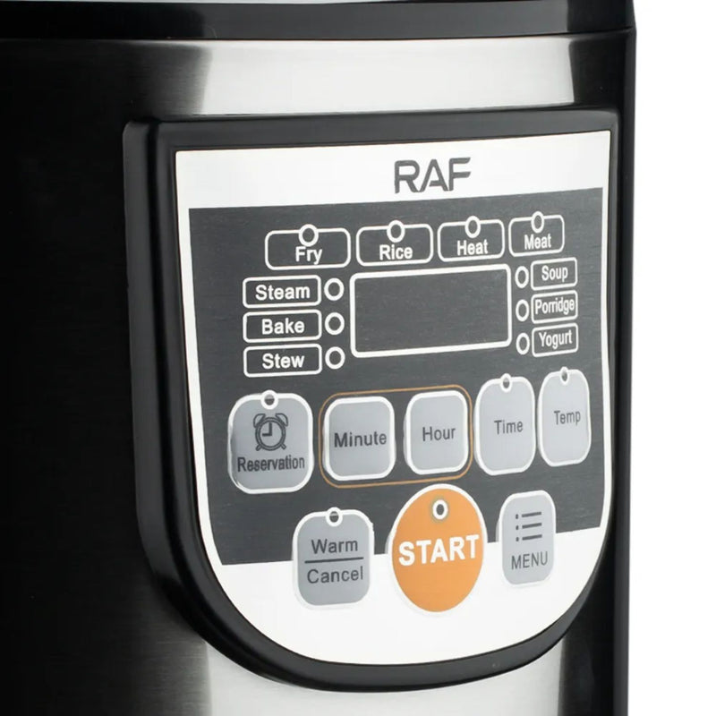 Olla Arrocera 5L 700W 100V 60Hz Multifuncional Temperatura Constante. Reserva Las 24 Horas. Rice Cooker R.9178-110 RAF