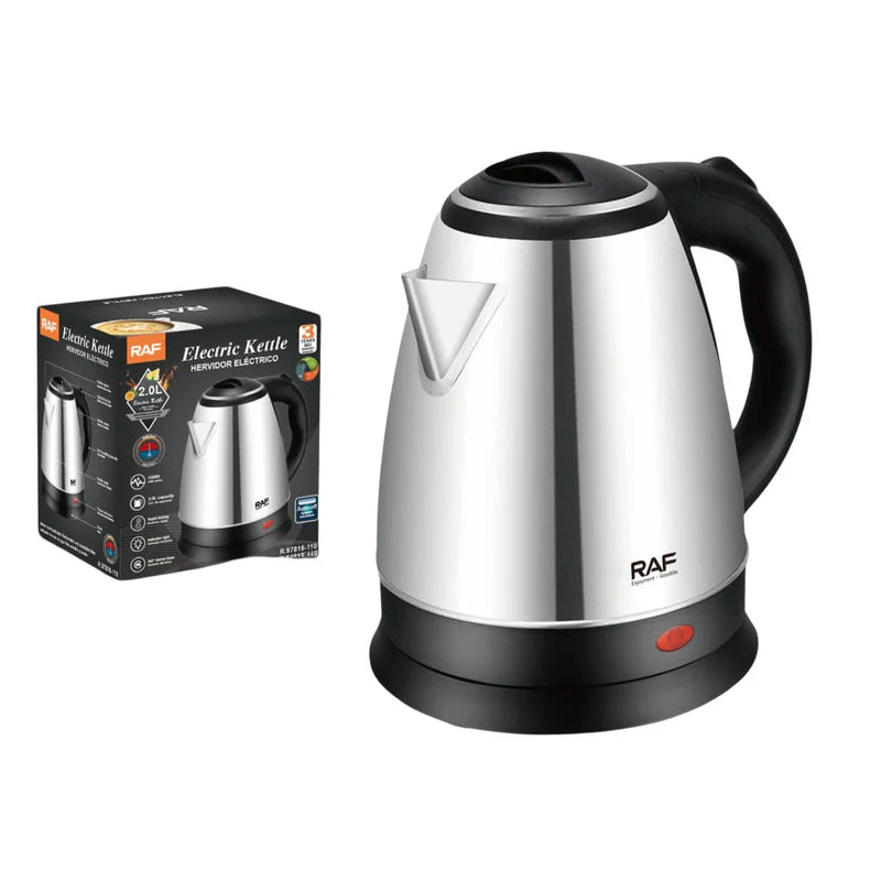 Hervidor Eléctrico 800W 2L Con Apagado Automático Y Base Giratoria 110V /60Hz. Tetera Eléctrica. R.97816-110