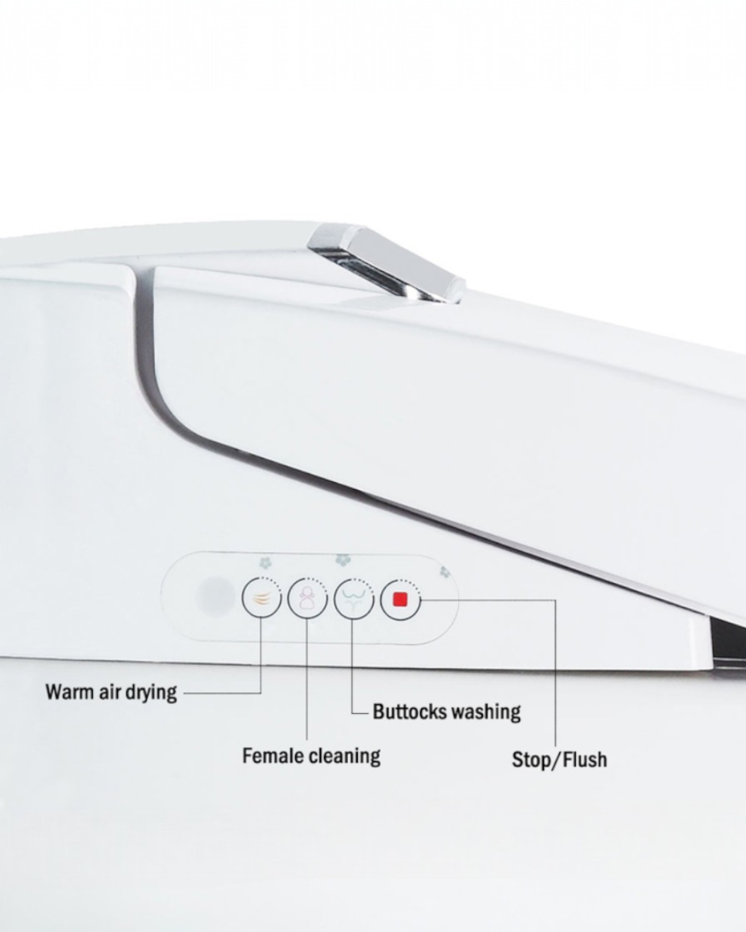 Inodoro Inteligente Versión Estándar 650*420*555 / 300mm 120-201A