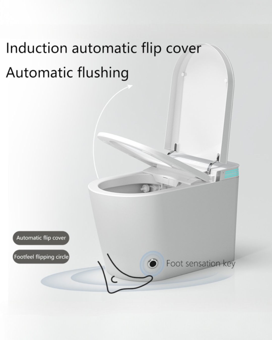 Inodoro Inteligente Versión Estándar 700*395*445 / 300mm 120-311A