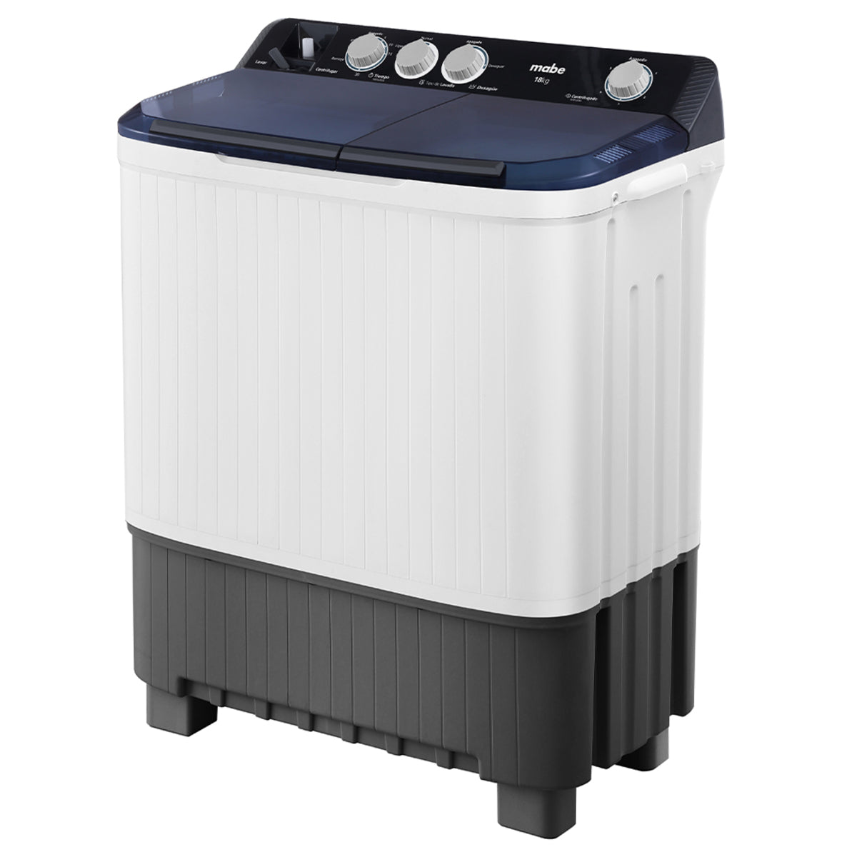 Lavadora Semi-Automática 18kg Mabe LMDX8124HBAB0