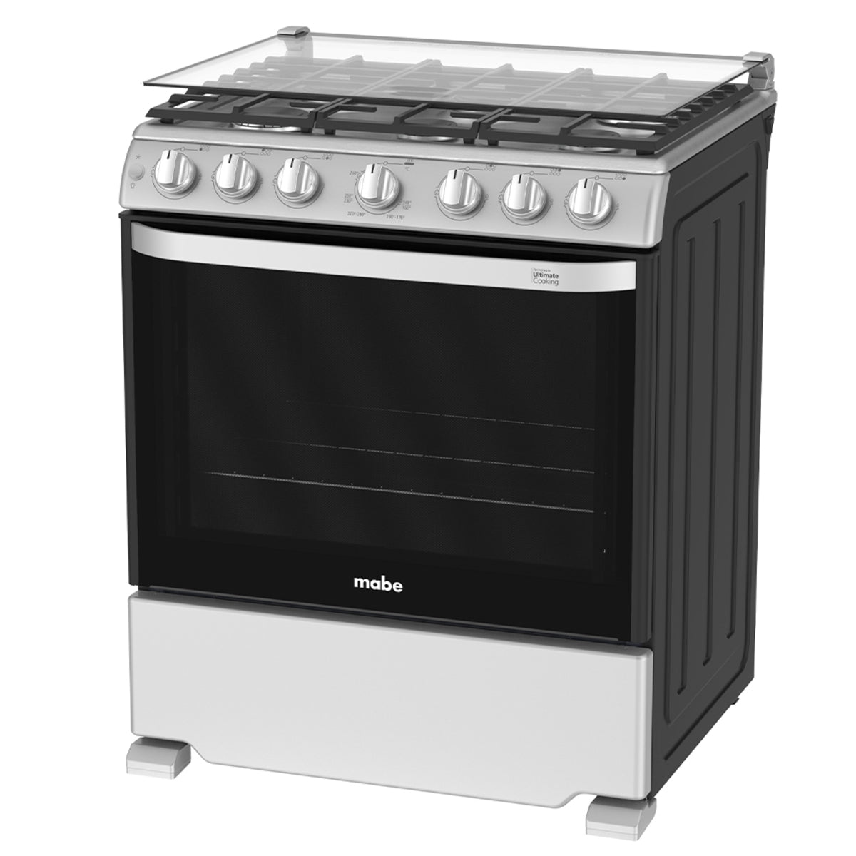 Estufa con Horno 30" 6 Quemadores a Gas en Acero Inoxidable Mabe WEM7659CFIS3
