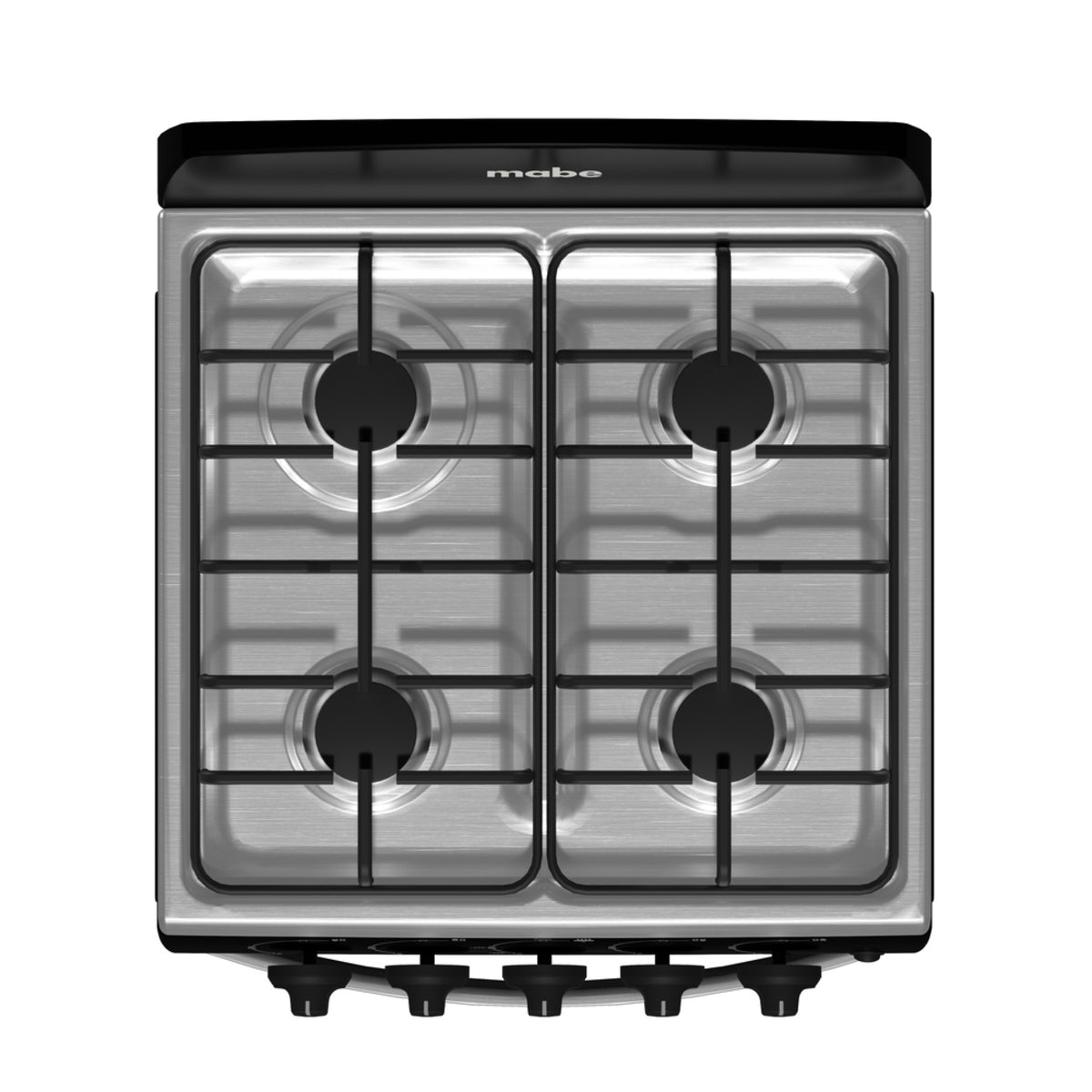 Estufa con Horno a Gas Mabe 20” 4 Quemadores Negro – EMA5105SN1