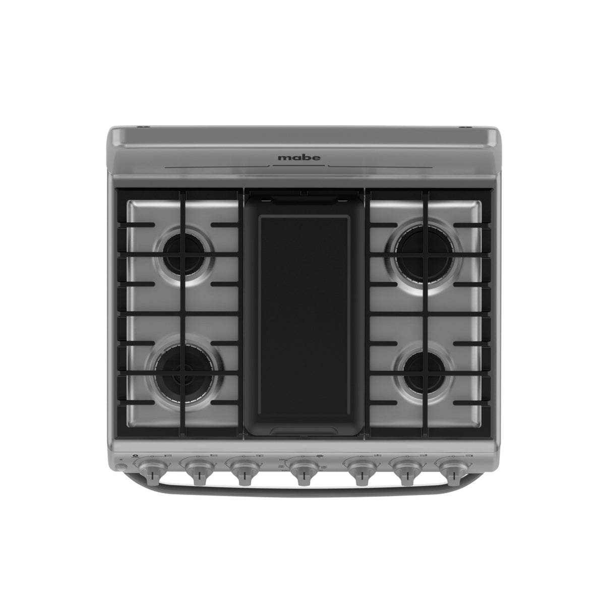 Estufa con Horno 30" 6 Quemadores a Gas en Acero Inoxidable Mabe EM7659BFIX2