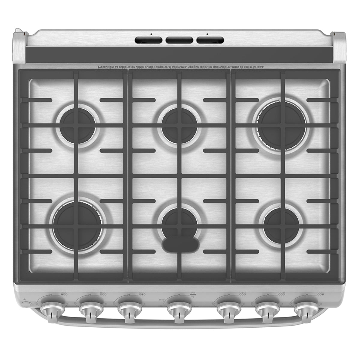 Estufa con Horno 30" 6 Quemadores a Gas en Acero Inoxidable Mabe WEM7659CFIS3