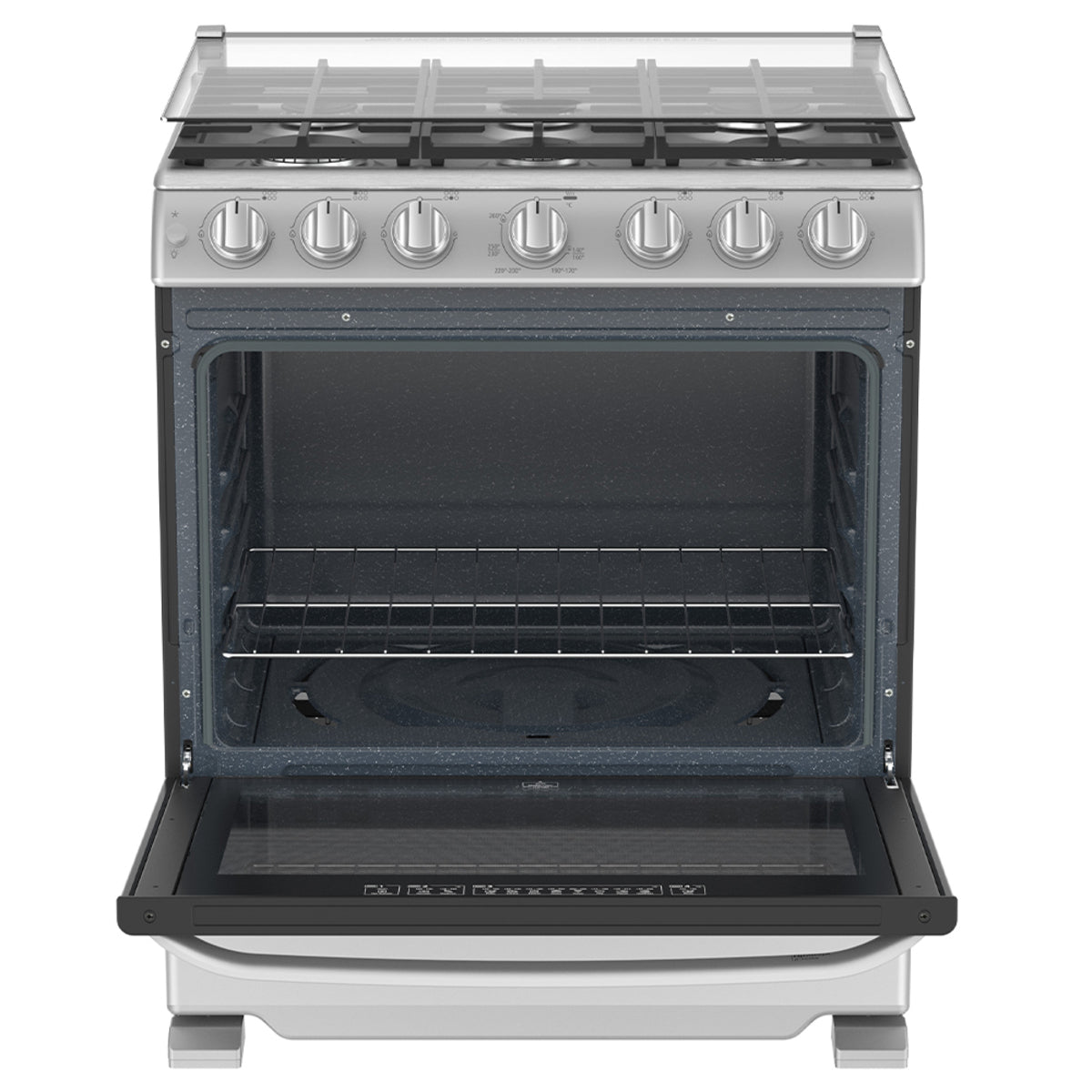 Estufa con Horno 30" 6 Quemadores a Gas en Acero Inoxidable Mabe WEM7659CFIS3