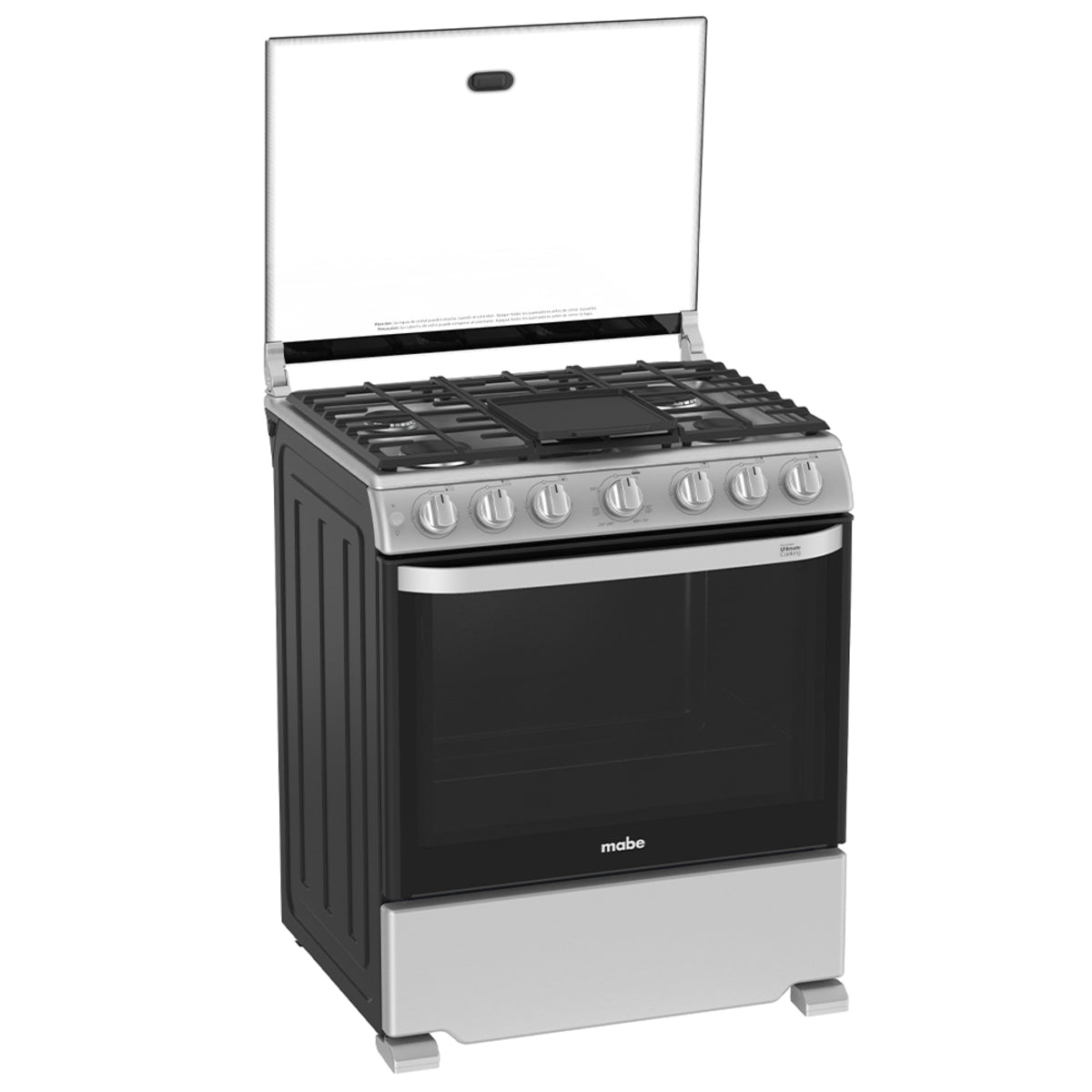 Estufa con Horno 30" 6 Quemadores a Gas en Acero Inoxidable Mabe WEM7659CFIS3
