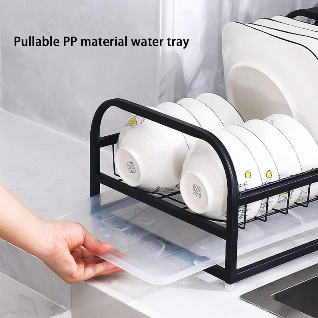 Escurridor para Platos de Metal Negro 34860-29