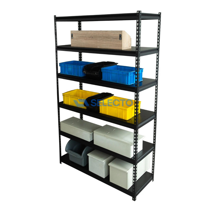 Rack o Estante de 6 Niveles 200x40x90cm 40-50Kg Por Nivel