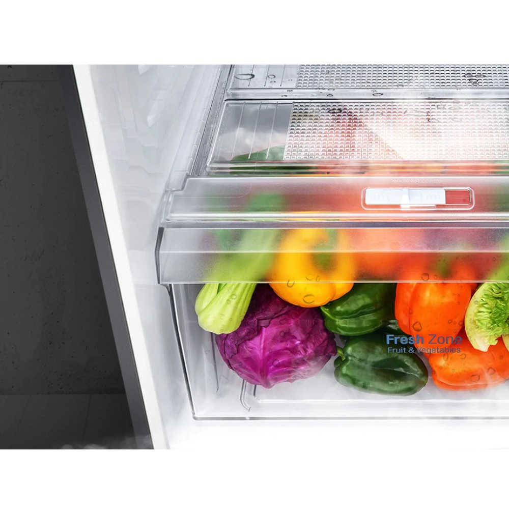 Refrigeradora French Door 22p3 Inverter Multi Air Flow Moist Balance Crisper Smart Diagnosis con Dispensador de Agua LG LM22SGPK Nevera.