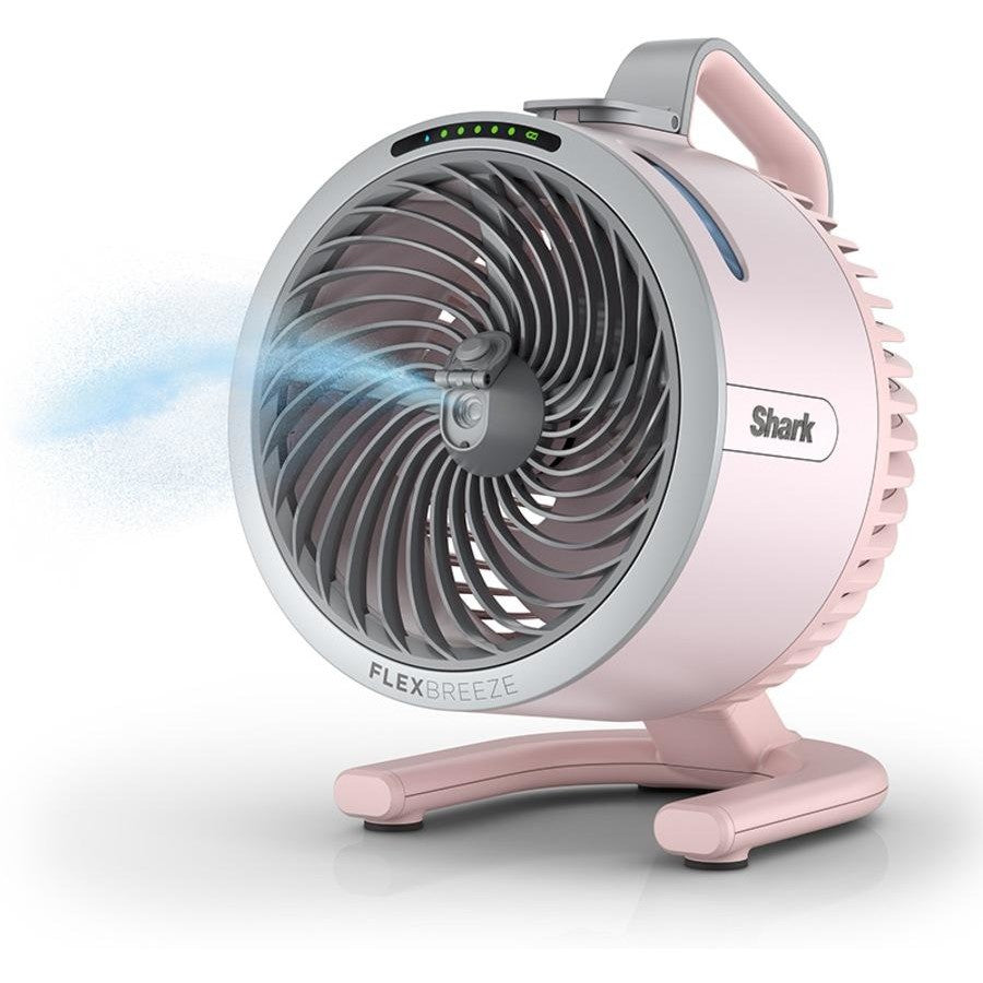 (LLEGANDO 5 DE MAYO) Ventilador Abanico Portátil FlexBreeze HydroGo Rosado Shark FA052PK