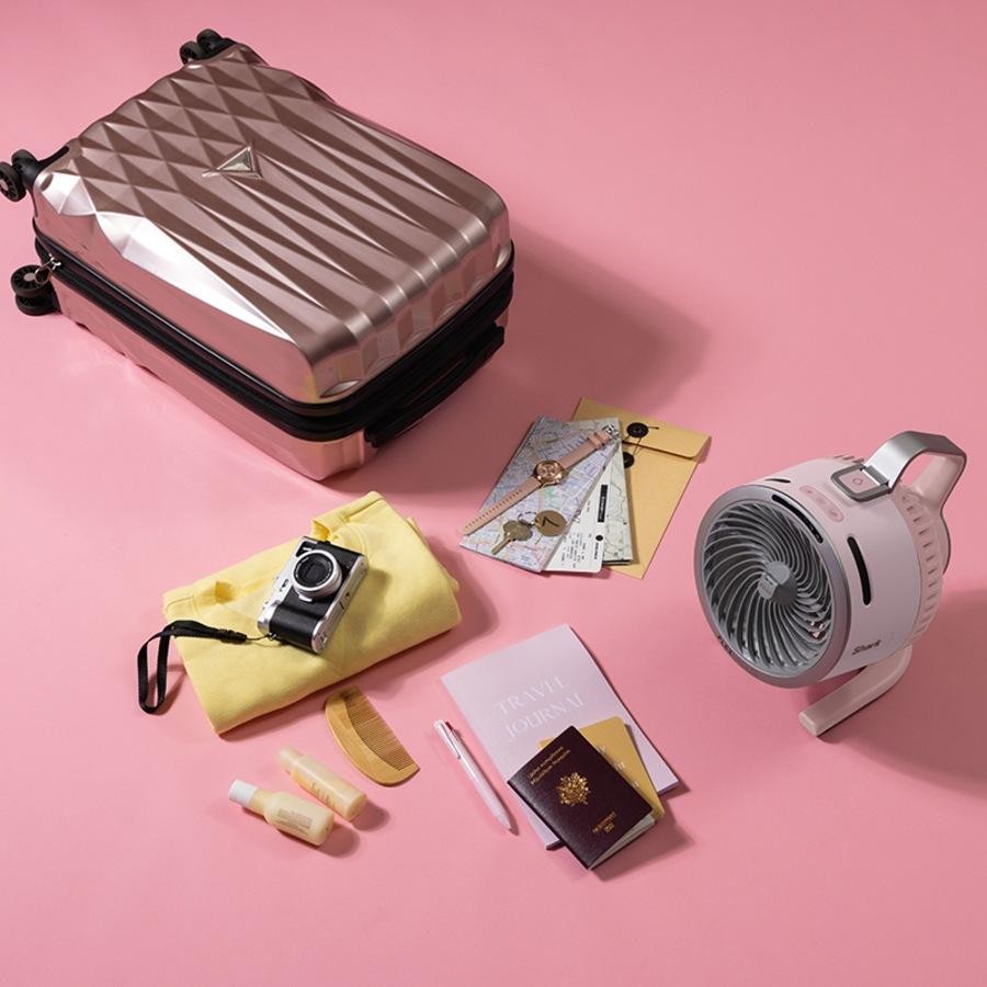 (LLEGANDO 5 DE MAYO) Ventilador Abanico Portátil FlexBreeze HydroGo Rosado Shark FA052PK